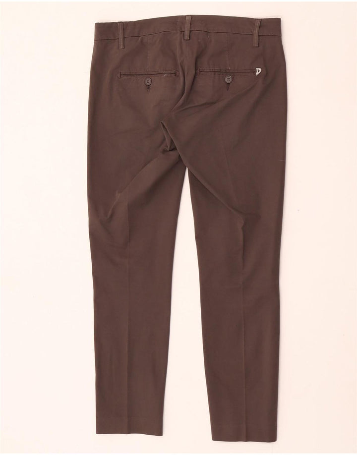 Pantaloni chino slim da donna Dondup W27 L27 cotone grigio