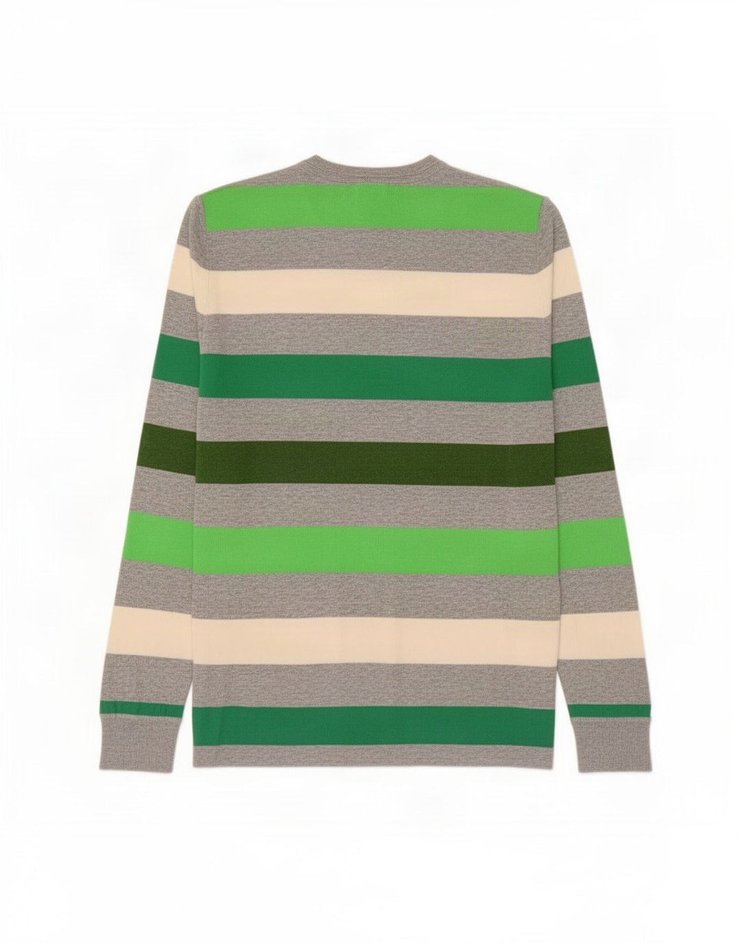 Maglione da uomo girocollo Gap in cotone a righe grandi multicolori