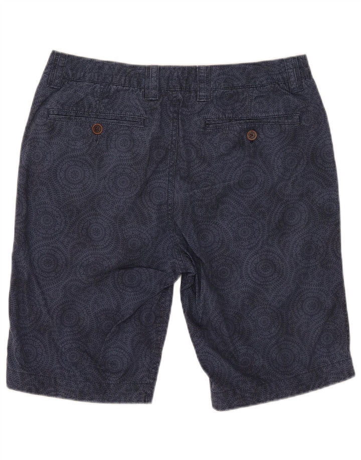 Pantaloncini chino da uomo Fat Face W32 cotone floreale blu navy medio