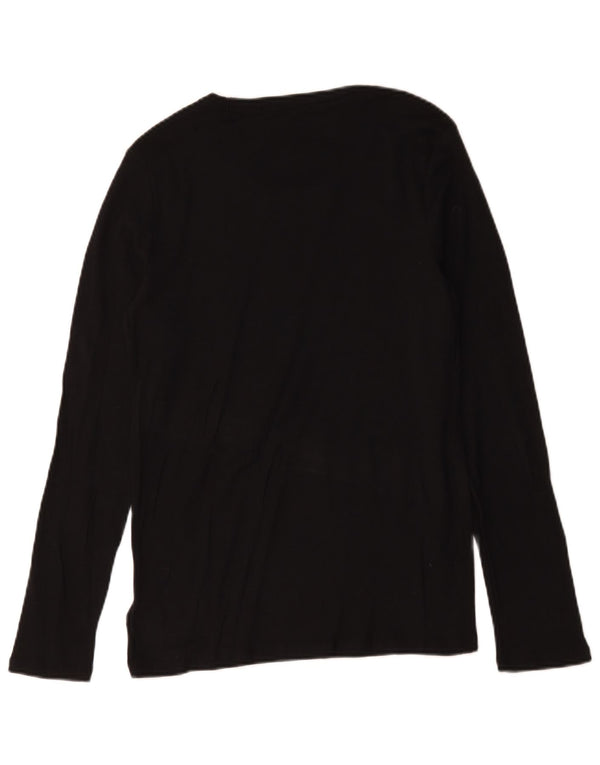 Gap Top da uomo a manica lunga grande in cotone nero