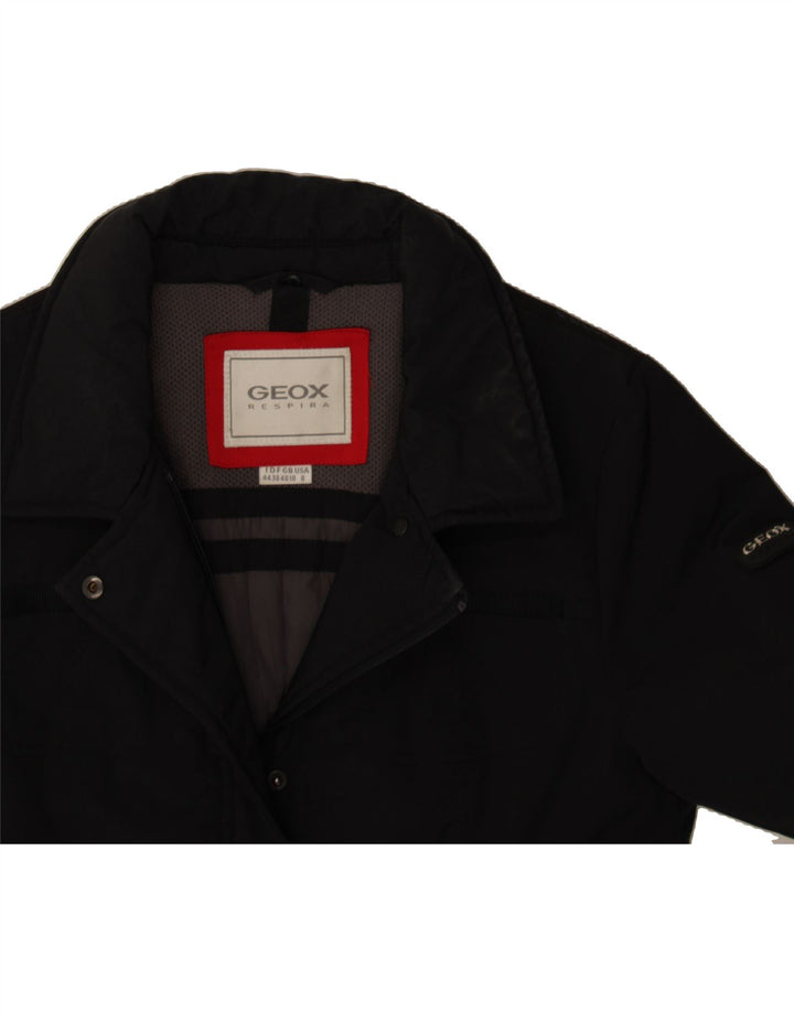 GEOX Womens Utility Jacket UK 10 Small Black Nylon Vintage Geox and Second-Hand Geox from Messina Hembry 