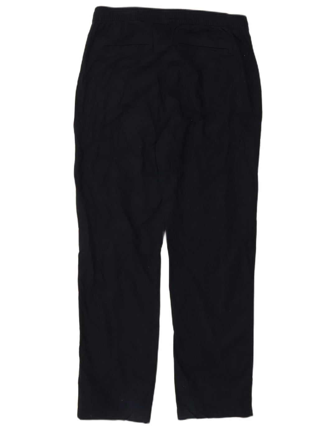 Pantaloni chino dritti da donna Marks & Spencer medi W30 L30 blu navy