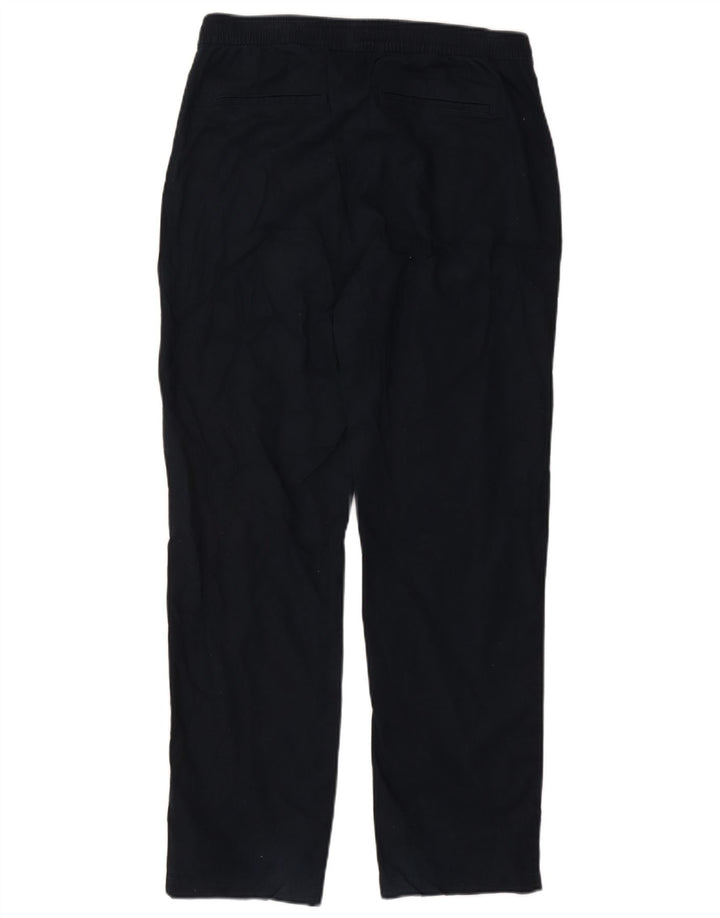 Pantaloni chino dritti da donna Marks & Spencer medi W30 L30 blu navy