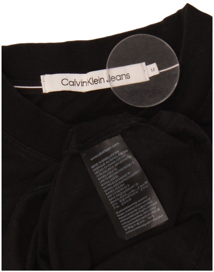 Canotta grafica da uomo Calvin Klein Jeans, cotone nero medio
