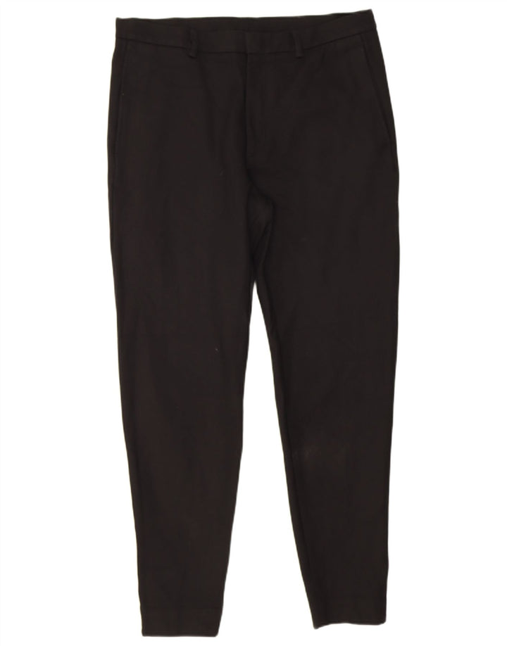 Pantaloni chino slim da uomo Cos W34 L29 viscosa nera