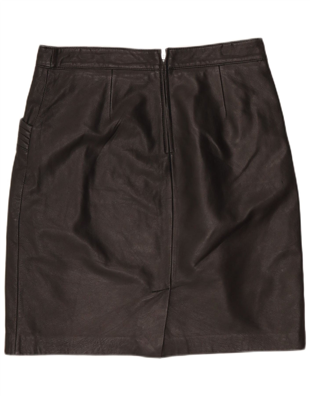 Mini gonna in pelle da donna B.Young EU 38 Media W30 Pelle nera
