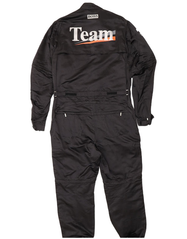 Hugo Boss Tuta grafica da uomo di Formula Uno taglia 110 2XL Sport di seta nera