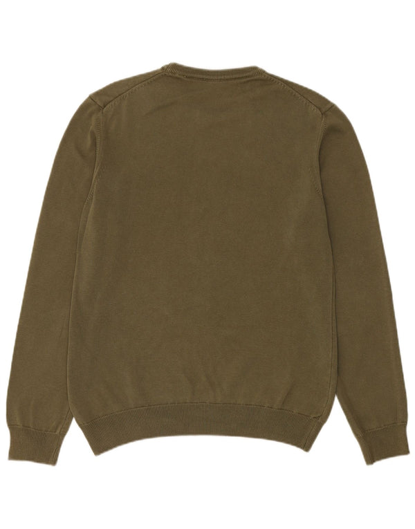 Blauer Uomo Maglione Girocollo Maglione Piccolo Cotone Verde