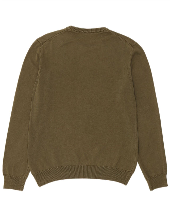 Blauer Uomo Maglione Girocollo Maglione Piccolo Cotone Verde
