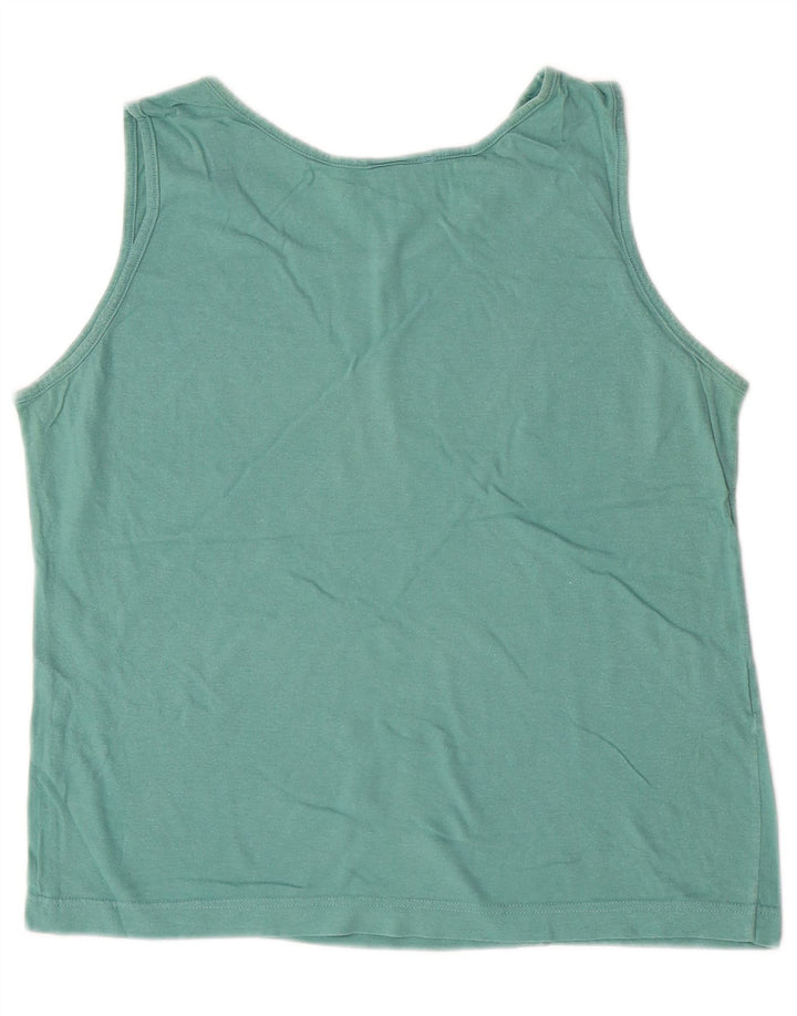 Canotta corta da donna Laura Ashley UK 12 Verde medio