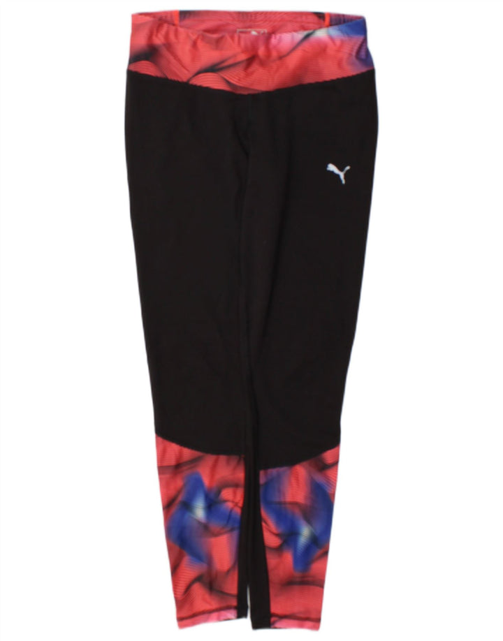 Leggings Puma da donna UK 12 medio nero geometrico