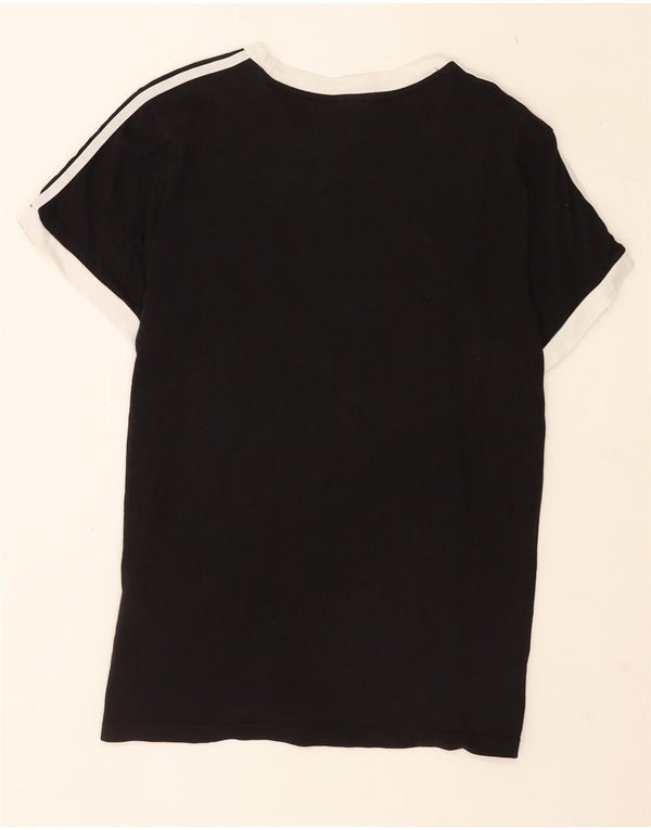 T-shirt da donna Adidas Top UK 16 grande cotone nero