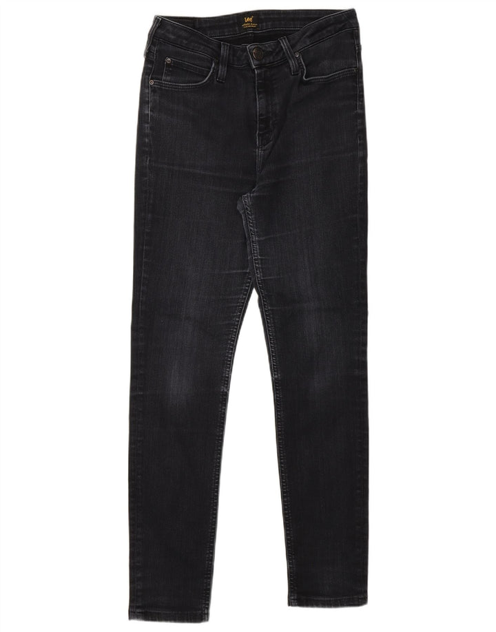 LEE Mens Scarlett High Skinny Jeans W29 L28 Black Cotton