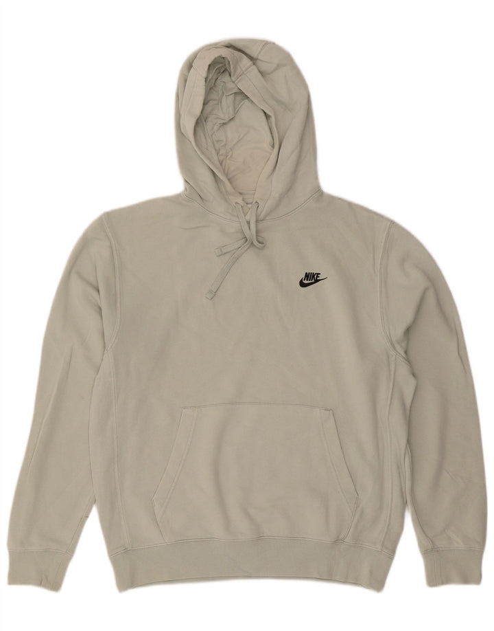Felpa con cappuccio da uomo Nike in cotone verde medio