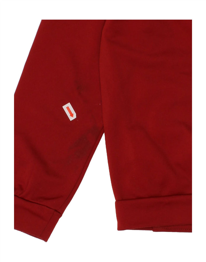 PUMA Boys Graphic Tracksuit Top Jacket 5-6 Years Red Colourblock Polyester Vintage Puma and Second-Hand Puma from Messina Hembry 