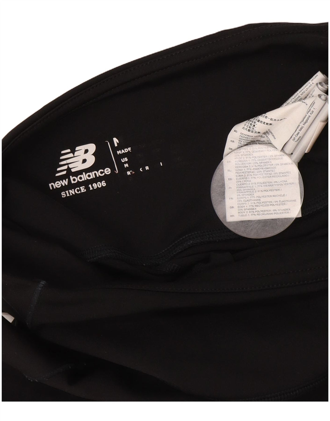 Leggings da donna New Balance UK 14 poliestere nero medio