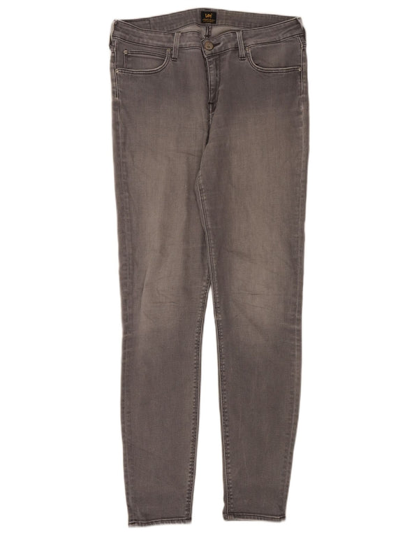 Lee Womens Scarlett Skinny Jeans W31 L33 Grey Cotton