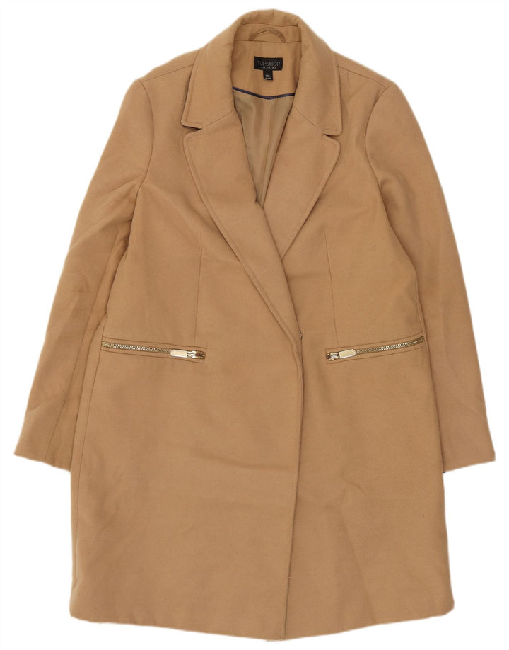 Soprabito da donna Topshop UK 10 piccolo poliestere beige