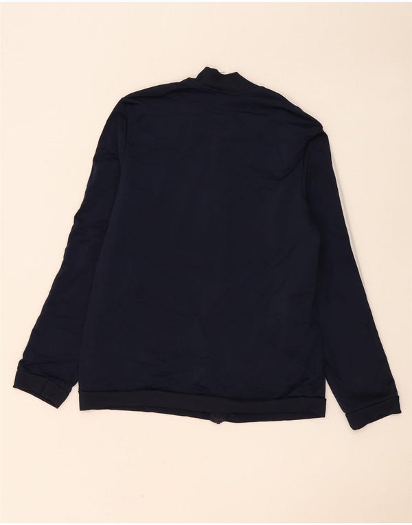 Giacca da tuta da donna Adidas UK 20/22 XL poliestere blu navy