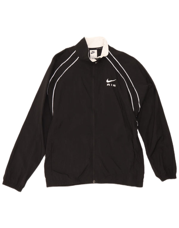 Giacca da tuta Nike Air Graphic da ragazzo, 13-14 anni, XL, nylon nero