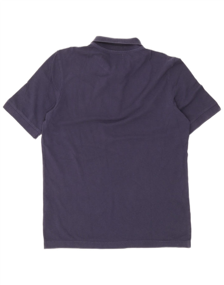 Polo Kappa Uomo Media Cotone Blu Navy