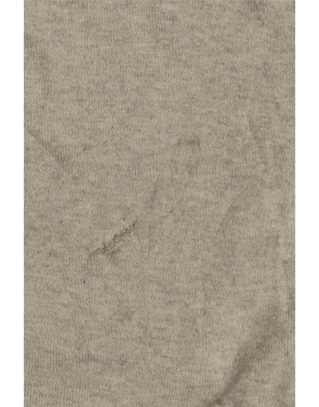 Maglione da uomo con scollo a V Nautica in cotone grigio medio
