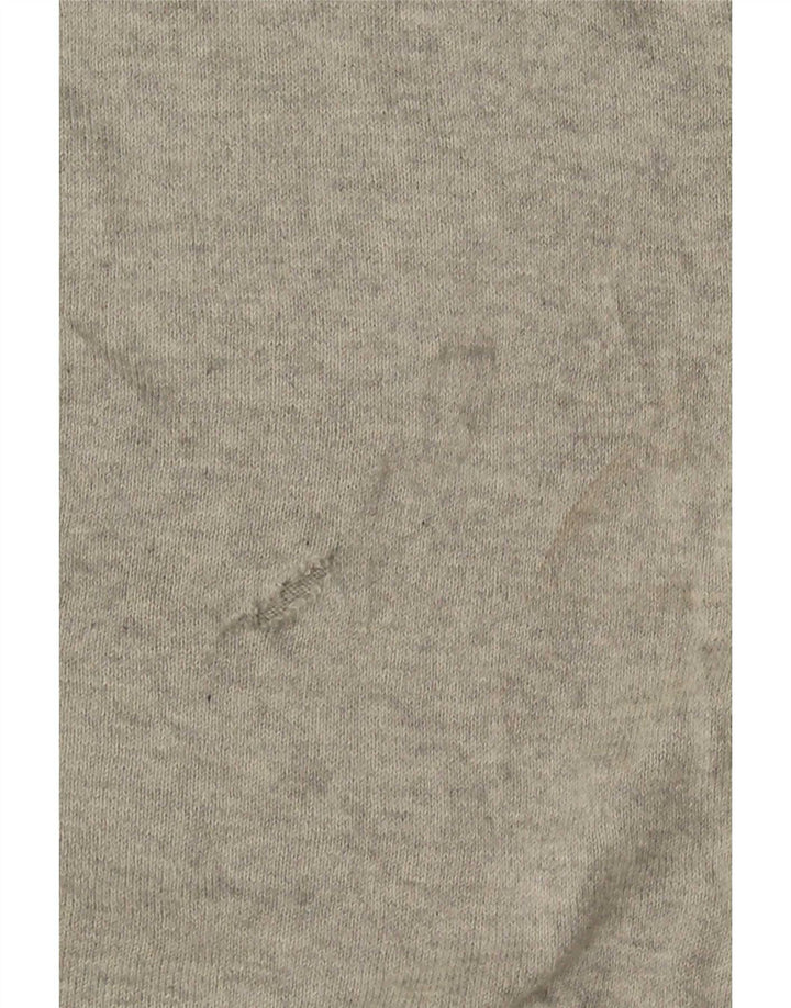 Maglione da uomo con scollo a V Nautica in cotone grigio medio