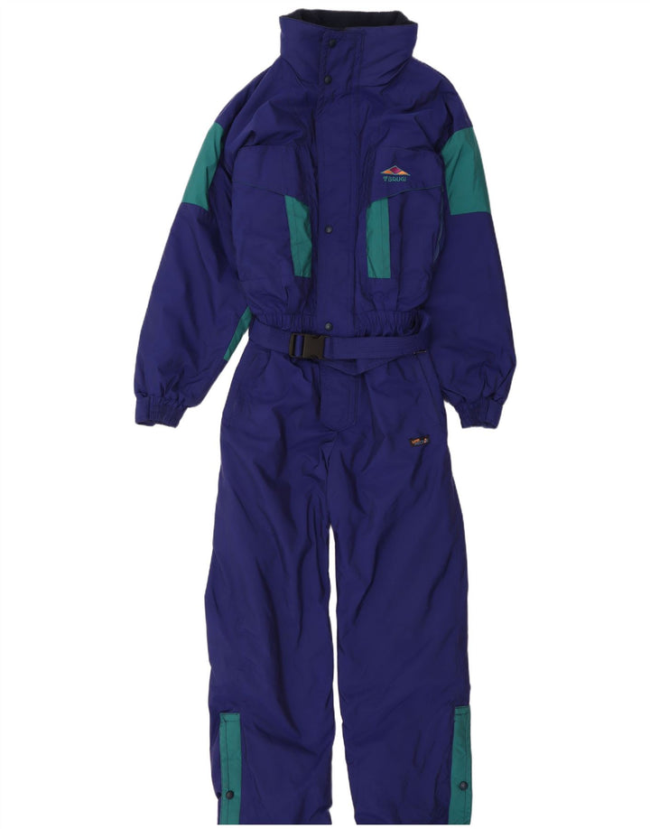 Tuta da sci da uomo Brugi UK 40 Medium Blu Navy Colourblock in poliammide