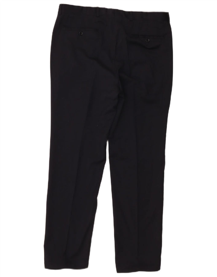 Pantaloni da abito dritti da uomo Armani W34 L28 neri