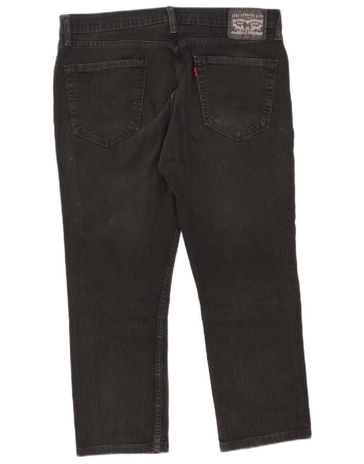 Jeans corti da uomo Levi's W36 L25 cotone nero