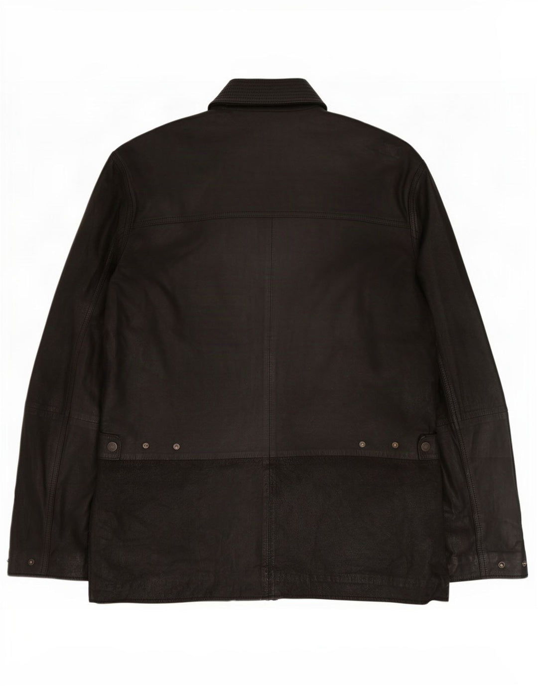 Giacca in pelle da uomo John Partridge UK 38 media nera