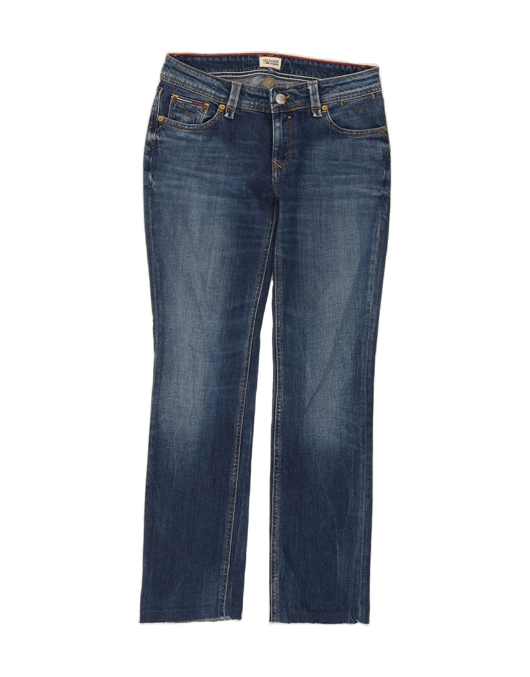 TOMMY HILFIGER Womens Straight Jeans W27 L28 Blue Vintage Tommy Hilfiger and Second-Hand Tommy Hilfiger from Messina Hembry 