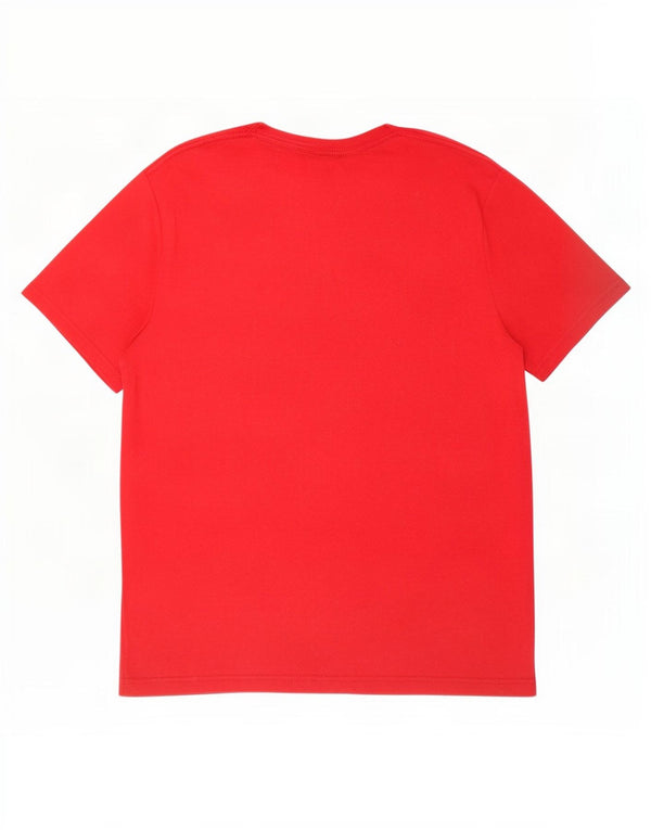 T-shirt grafica da uomo Nautica Top grande in cotone rosso