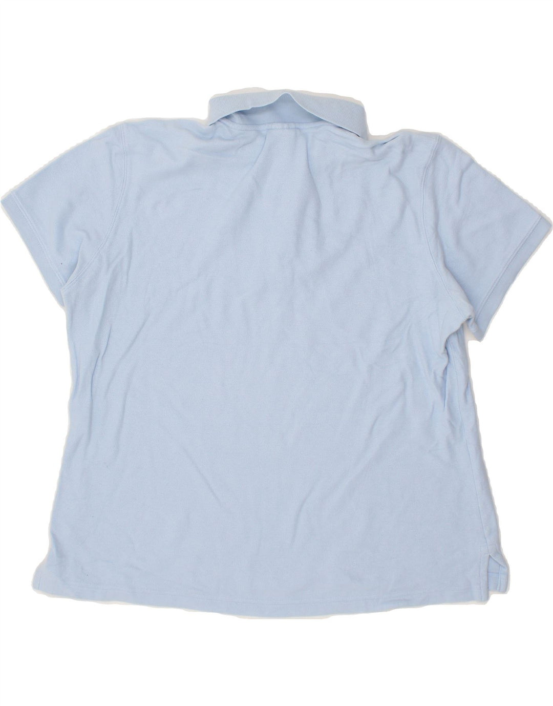 L.L.BEAN Womens Polo Shirt UK 16 Large Blue Cotton Vintage L.L.Bean and Second-Hand L.L.Bean from Messina Hembry 