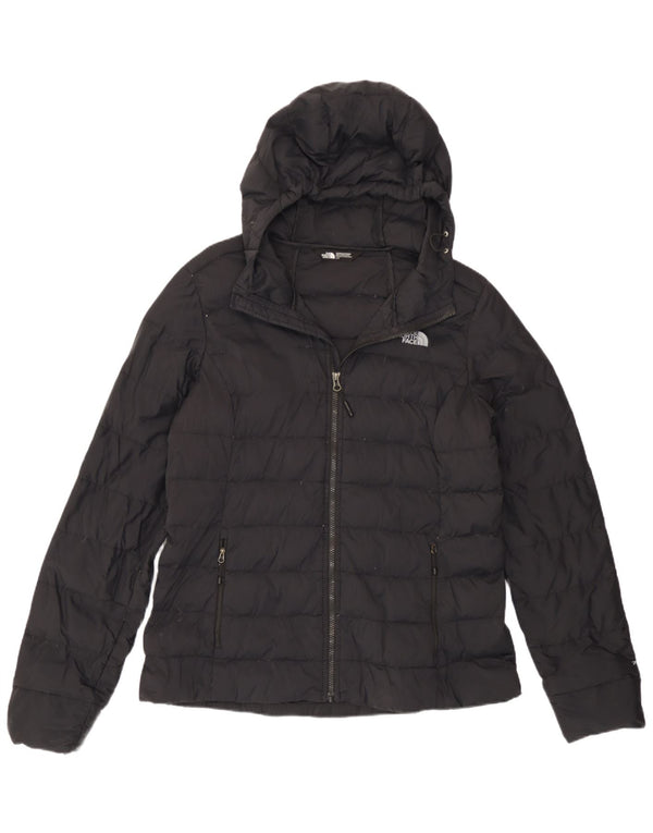 Giacca imbottita con cappuccio da donna The North Face UK 16 grande nylon nero