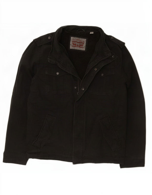 Giacca Sherpa militare da uomo Levi's UK 40 grande nera