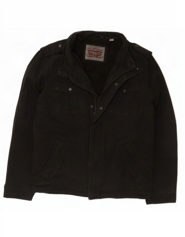 Giacca Sherpa militare da uomo Levi's UK 40 grande nera