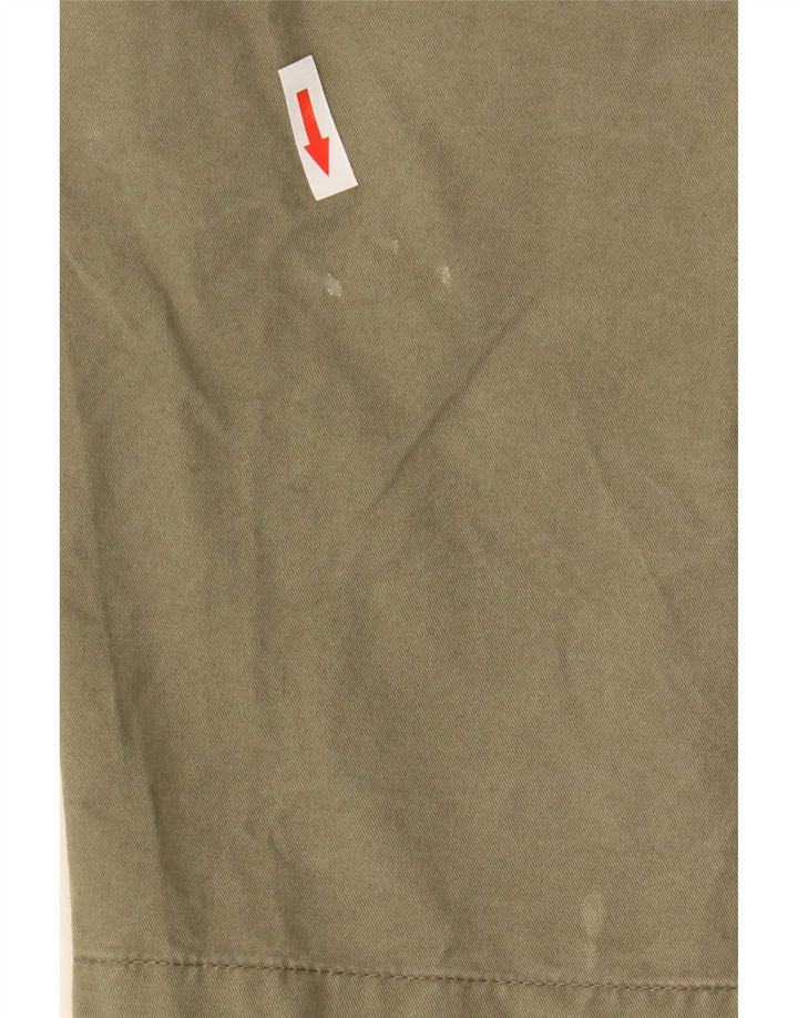 Pantaloncini chino da uomo Marks & Spencer W38 XL cotone verde