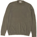 Maglione maglione girocollo da uomo Reiss in cotone kaki medio
