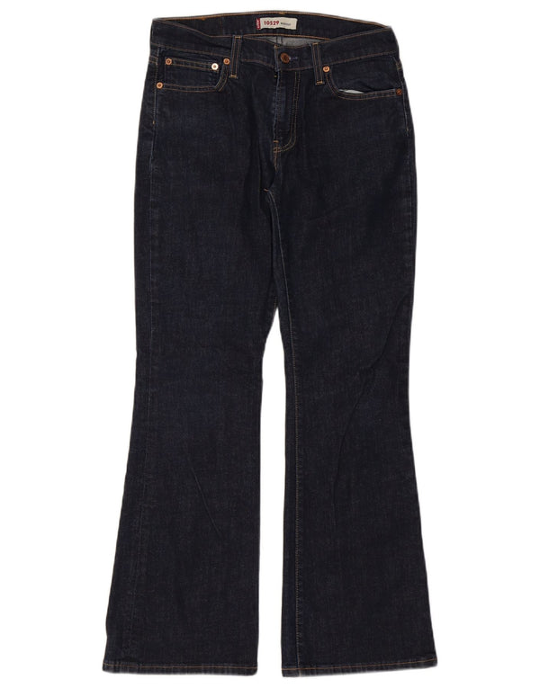 Levi's Donna 10529 Jeans Bootcut W30 L30 Cotone Blu Navy