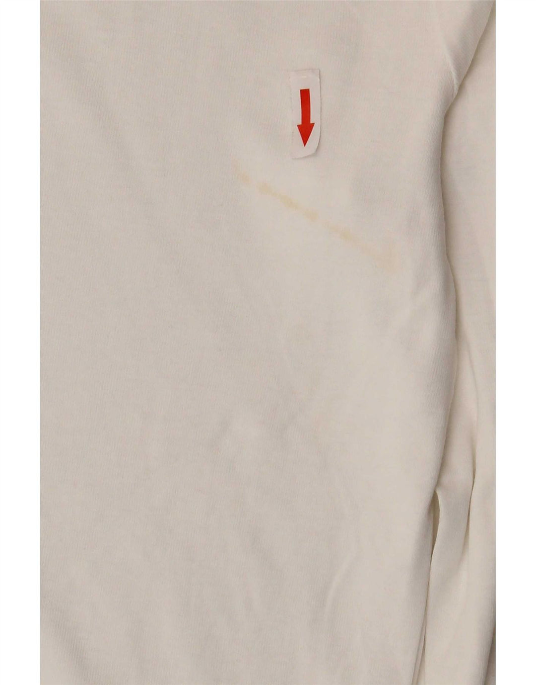 Top Adidas da donna a manica lunga UK 14 medio bianco