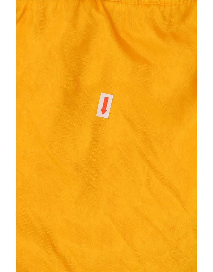 ACTIVE Giacca antipioggia da uomo con cappuccio UK 38 Poliammide giallo medio