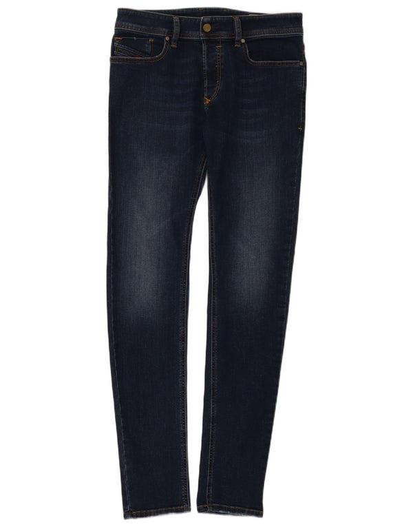 Jeans skinny slim slim da donna Diesel W29 L32 cotone blu navy