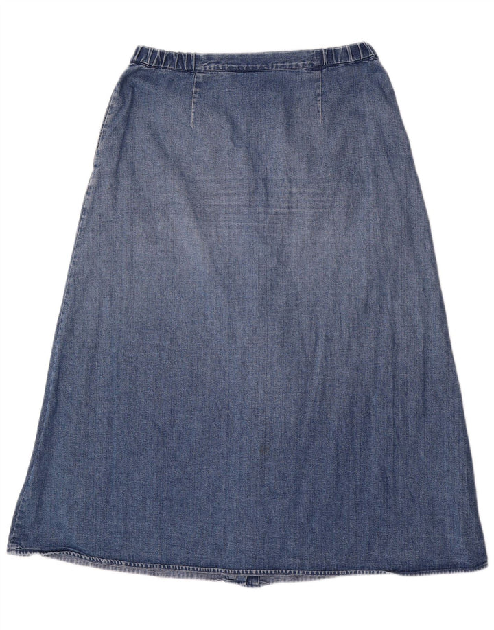Gonna in denim da donna Orvis US 12 Large W32 in cotone blu