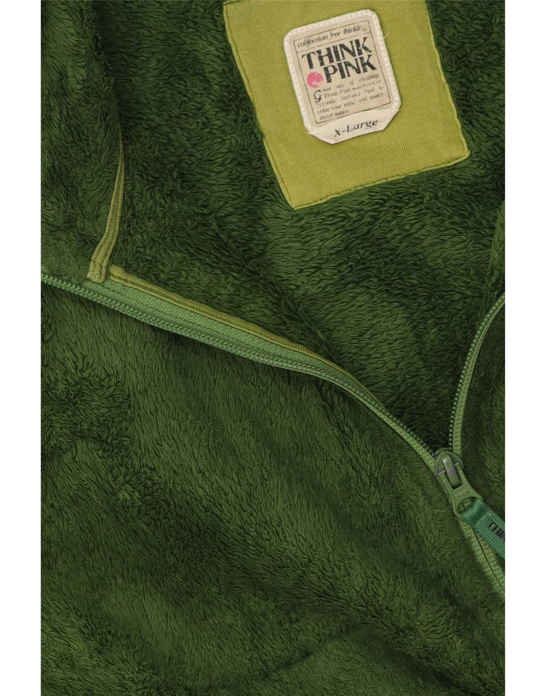 Giacca in pile da donna Think Pink UK 18 XL Verde
