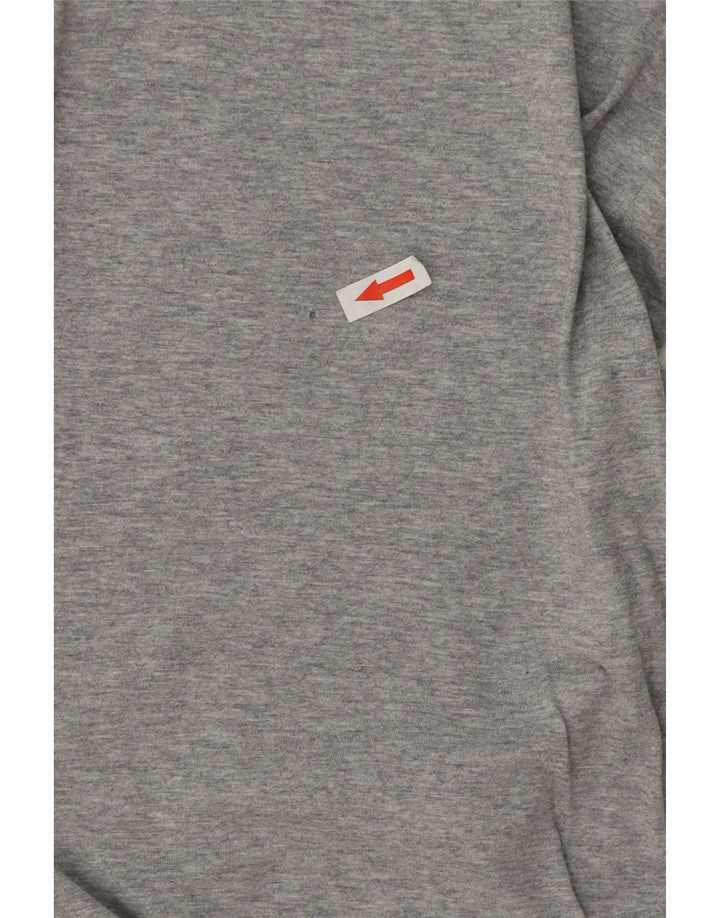 T-shirt Adidas da uomo Top Small in cotone grigio
