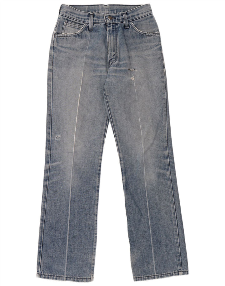 Jeans dritti effetto invecchiato da donna Levi's W28 L32 cotone blu