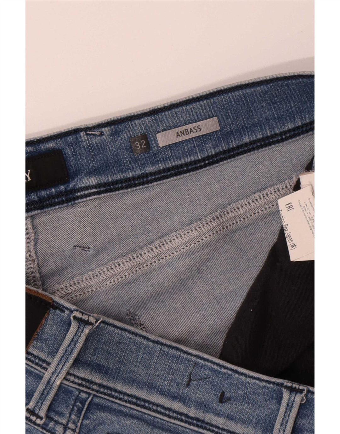 Replay Jeans da donna Anbass Slim W32 L32 poliestere blu