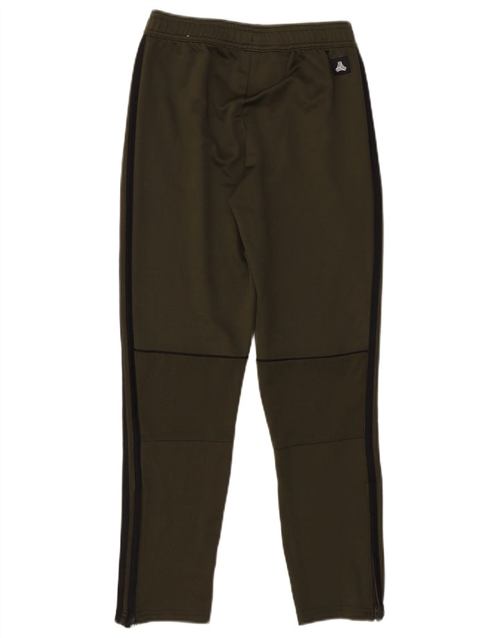 Pantaloni della tuta da ragazzo Adidas 11-12 anni in poliestere kaki