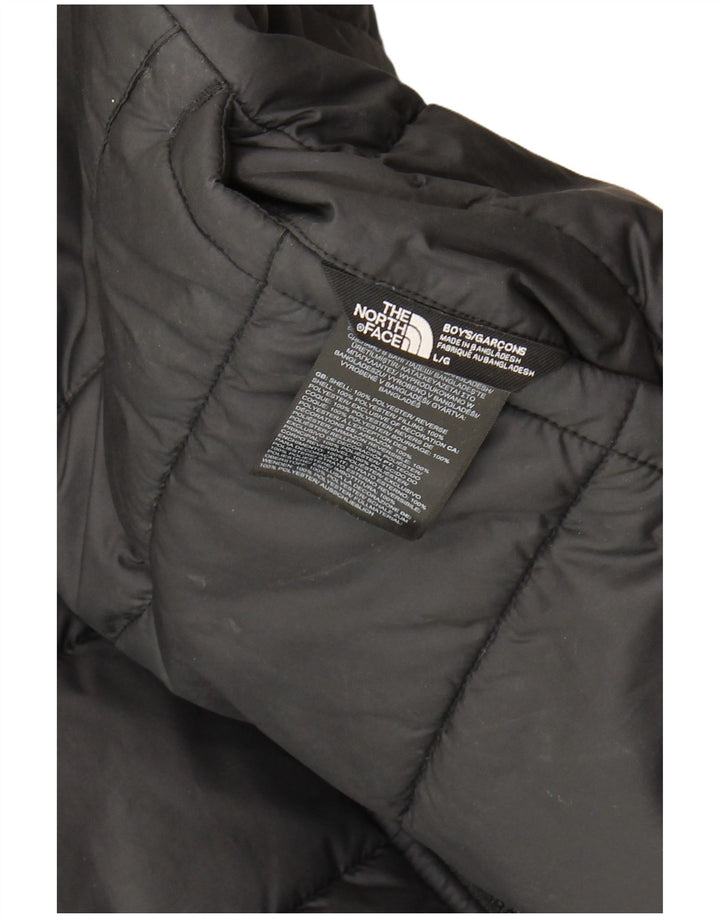 Giacca imbottita reversibile con cappuccio The North Face da ragazzo 11-12 anni grigia